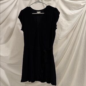 LOFT Black Mini Dress